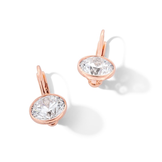 4 CT. T.w. Certified Lab-Grown Diamond Solitaire Drop Earrings in 14K Rose Gold (F/Vs2)