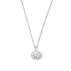 Thumbnail Image 1 of 4-3/8 CT. T.W. Certified Lab-Grown Diamond Frame Pendant in 14K White Gold (F/VS2)