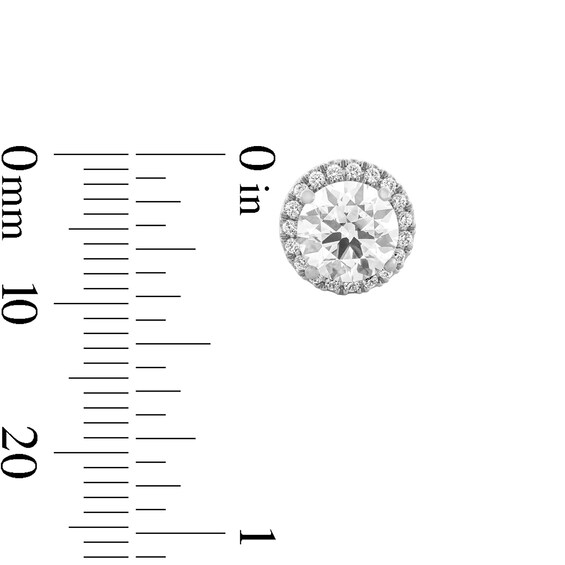 3-1/2 CT. T.w. Certified Lab-Grown Diamond Frame Stud Earrings in 14K Gold (F/Vs2)