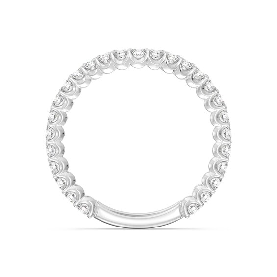 Enchanted Star 3/4 CT. T.w. Certified Lab-Grown Diamond Contour Anniversary Band in 14K White Gold (F/Vs2)