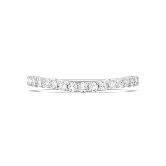 Enchanted Star 3/4 CT. T.w. Certified Lab-Grown Diamond Anniversary Band in 14K White Gold (F/Vs2)