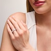 Thumbnail Image 2 of 4-3/8 CT. T.W. Emerald-Cut Certified Lab-Grown Diamond Eternity Band in 14K White Gold (F/VS2) - Size 5