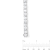 Thumbnail Image 3 of 20-1/2 CT. T.W. Baguette and Round Certified Lab-Grown Diamond Alternating Bracelet in 14K White Gold (F/VS2)