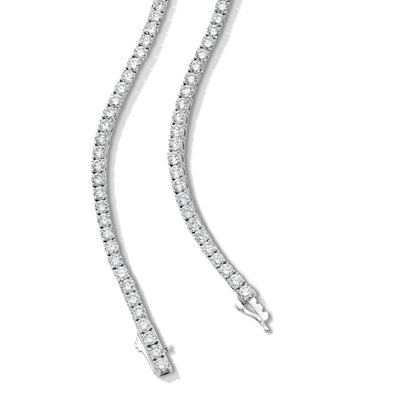 Main Image 3 of 24-3/4 CT. T.W. Pear-Shaped Certified Lab-Grown Diamond "Y" Necklace in 14K White Gold (F/VS2)