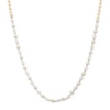 Thumbnail Image 1 of 6-1/4 CT. T.W. Marquise-Cut and Round Certified Lab-Grown Diamond Alternating Necklace in 14K Gold (F/VS2)