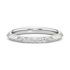 Thumbnail Image 1 of 1/10 CT. T.W. Lab-Grown Diamond Knife Edge Chevron Pattern Ring in Sterling Silver