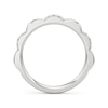 Thumbnail Image 2 of 1/6 CT. T.W. Lab-Created Diamond Alternating Scallop Ring in Sterling Silver
