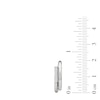 Thumbnail Image 2 of 1/6 CT. T.W. Diamond Bypass Hoop Earrings in Sterling Silver
