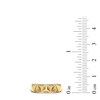 Thumbnail Image 3 of 1/20 CT. T.W. Diamond Spike Ring in Sterling Silver with 24K Gold Plate
