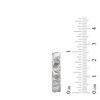 Thumbnail Image 2 of 1/20 CT. T.W. Diamond Spike Hoop Earrings in Sterling Silver