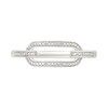 Thumbnail Image 4 of Diamond Accent Paper Clip Link Ring in Sterling Silver