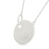 Thumbnail Image 3 of Diamond Accent Star Medallion Necklace in Sterling Silver