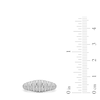 Thumbnail Image 3 of 1/10 CT. T.W. Diamond Tapered Ribbed Ring in Sterling Silver