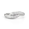 Thumbnail Image 3 of 1/5 CT. T.W. Diamond Swirl Bypass Ring in Sterling Silver