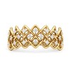 Thumbnail Image 1 of 1/3 CT. T.W. Princess-Cut Diamond Woven Ring in 10K Gold