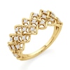 Thumbnail Image 2 of 1/3 CT. T.W. Princess-Cut Diamond Woven Ring in 10K Gold