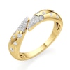 Thumbnail Image 2 of 1/4 CT. T.W. Diamond Tapered Bypass Ring in 10K Gold
