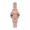 Thumbnail Image 2 of Ladies’ Fossil Carlie Rose-Tone IP Pink Leather Strap Watch with White Mother-of-Pearl Dial (Model: ES4699)