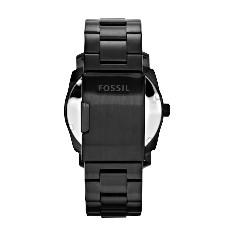 Main Image 2 of Men’s Fossil Machine Black IP Watch with Black Dial (Model: FS4775)