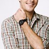 Thumbnail Image 4 of Men’s Fossil Machine Black IP Watch with Black Dial (Model: FS4775)
