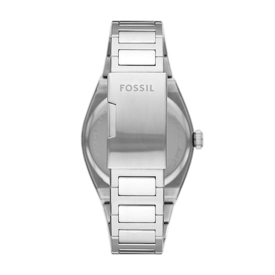 Menâs Fossil Everett Watch with Textured Black Sunray Dial (Model: Fs5821)