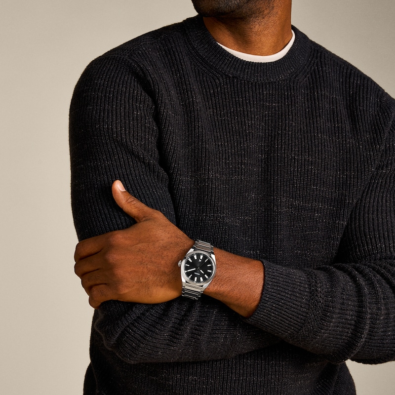 Main Image 4 of Men’s Fossil Everett Watch with Textured Black Sunray Dial (Model: FS5821)