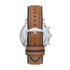 Thumbnail Image 2 of Men’s Fossil Neutra Brown Leather Strap Chronograph Watch with Green Dial (Model: FS5963)