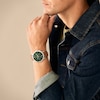 Thumbnail Image 4 of Men’s Fossil Neutra Brown Leather Strap Chronograph Watch with Green Dial (Model: FS5963)