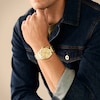 Thumbnail Image 4 of Men’s Fossil Everett Gold-Tone IP Watch with Textured Gold-Tone Sunray Dial (Model: FS5965)