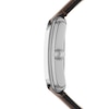 Thumbnail Image 3 of Men’s Fossil Carraway Brown Leather Strap Watch with Rectangular Cream Dial (Model: FS6012)