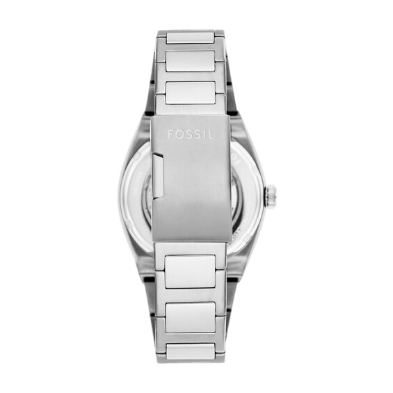 Menâs Fossil Everett Automatic Watch with Blue Skeleton Dial (Model: Me3220)