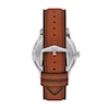 Thumbnail Image 2 of Men’s Fossil Townsman Brown Leather Strap Chronograph Automatic Watch with Green Dial (Model: ME3265)