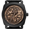 Thumbnail Image 6 of Men’s Fossil Machine Black IP Automatic Watch with Brown Skeleton Dial (Model: ME3253)