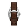 Thumbnail Image 2 of Men’s Fossil Everett Brown Leather Strap Watch with Eggshell Sunray Dial (Model: FS6071)