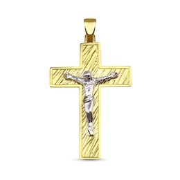 Crucifix Necklace Charm in 10K Gold