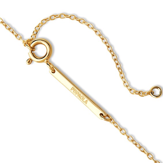 PDPAOLAâ¢ at Zales SILHOUETTES Green Aventurine and Textured Double Charm Pendant in Sterling Silver with 18K Gold Plate