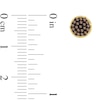Thumbnail Image 3 of 1/6 CT. T.W. Brown Diamond Stud Earrings in 10K Gold