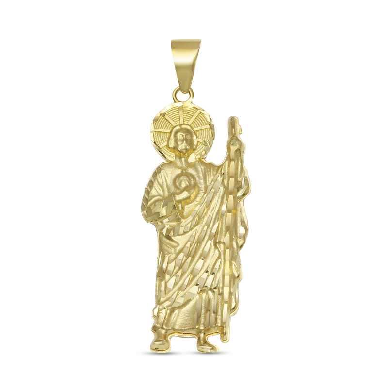 Main Image 1 of Saint Jude Necklace Charm in 10K Gold