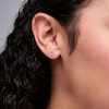 Thumbnail Image 2 of 1/10 CT. T.W. Diamond Solitaire Stud Earrings in 14K Gold (I/I2)