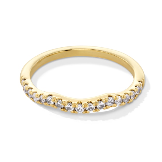 1/4 CT. T.w. Certified Lab-Grown Diamond Contour Band in 14K Gold (F/Si2)