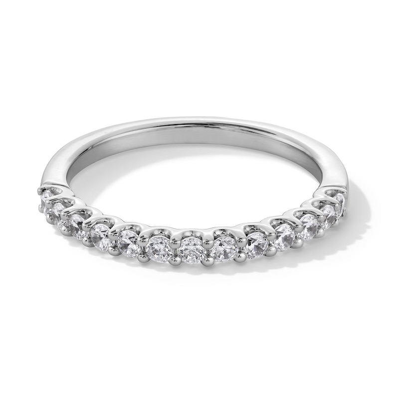 Main Image 1 of 3/8 CT. T.W. Certified Lab-Grown Diamond Band in 14K White Gold (F/SI2)