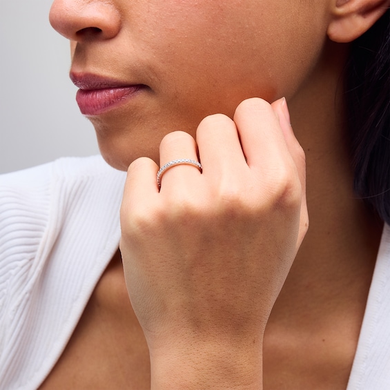 1/4 CT. T.w. Lab-Grown Diamond Band in 14K White Gold (F/Si2)