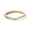 Thumbnail Image 1 of 1/4 CT. T.W. Certified Lab-Grown Diamond Contour Band in 14K Gold (F/SI2)