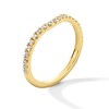 Thumbnail Image 3 of 1/4 CT. T.W. Certified Lab-Grown Diamond Contour Band in 14K Gold (F/SI2)