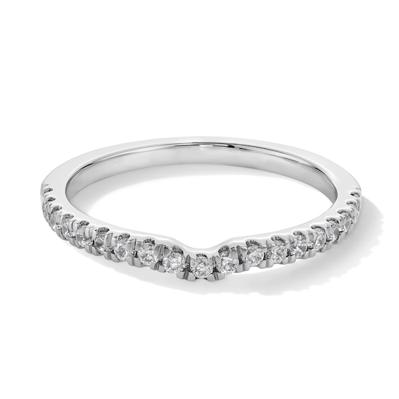 1/4 CT. T.w. Certified Lab-Grown Diamond Contour Band in 14K Gold (F/Si2