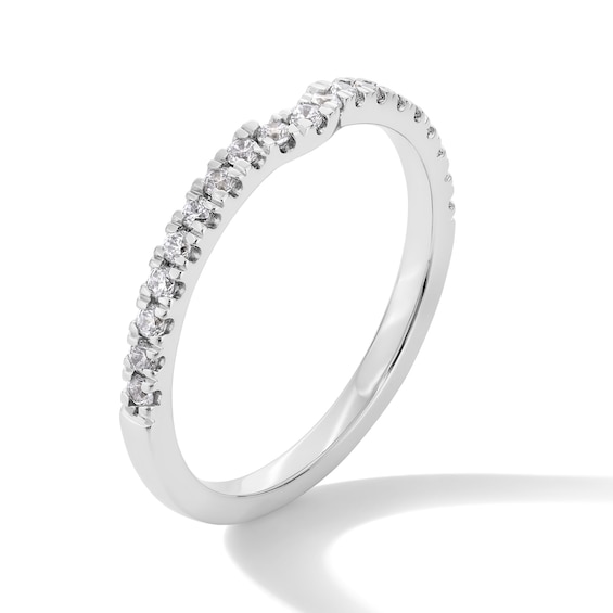 1/4 CT. T.w. Certified Lab-Grown Diamond Contour Band in 14K Gold (F/Si2