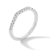 Thumbnail Image 3 of 1/4 CT. T.W. Certified Lab-Grown Diamond Contour Band in 14K White Gold (F/SI2)