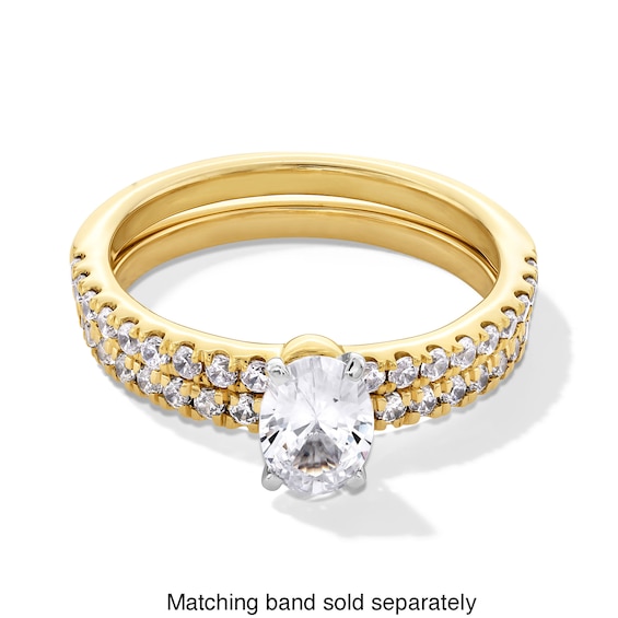 1/4 CT. T.w. Lab-Grown Diamond Contour Band in 14K Gold (F/Si2)