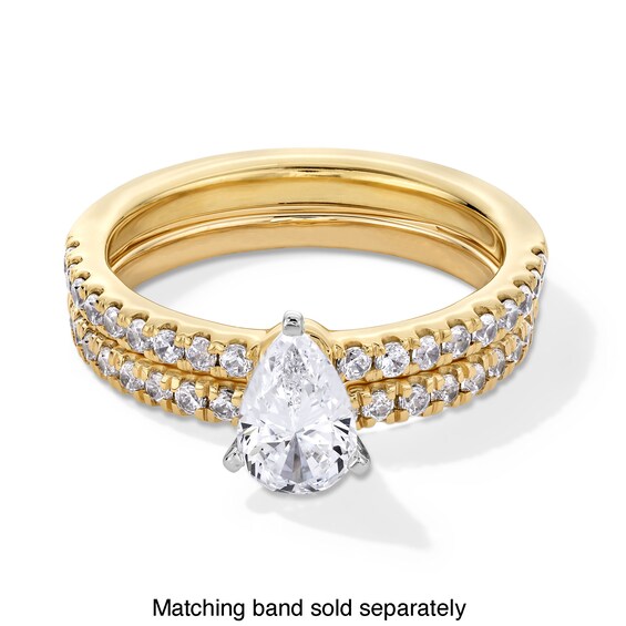 1/4 CT. T.w. Certified Lab-Grown Diamond Contour Band in 14K Gold (F/Si2)