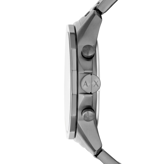 Menâs Armani Exchange Gunmetal Grey IP Chronograph Watch with Blue Dial (Model: Ax1731)
